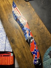 Painted Battlefield Scene On Knife picture