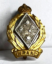 1951-53 WRAAC Women's Royal Australian Army Corps Officers Collar  badge 35x24mm picture