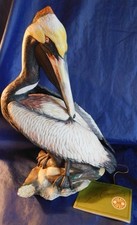 Vintage GOTO Japanese Porcelain Numbered PELICAN FIGURINE Large 11
