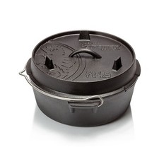 Petromax Cast Iron Dutch Oven for Campfire or Home Kitchen, Flat Base picture