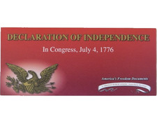 Copy of the Declaration of Independence picture