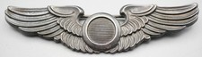WWII Sterling Army Air Forces Observer Full Size 3 Inch Wings Badge by Amico picture