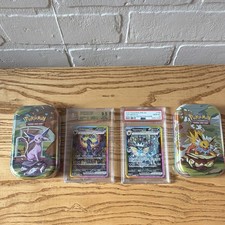 Prismatic Evolutions PSA 10 Vaporeon ex #149 BGS 9.5 Umbreon ex #161/ tins(2) picture