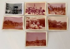 1957 Disneyland VINTAGE CANDID PHOTO LOT Omnibus Indian Village Columbia & MORE picture