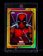 Deadpool RARE COMIC BOOK GOLD CARD Marvel picture