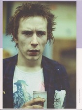 Vintage 1970s Sex Pistols John Lydon Lone Star Beer Print Ad - Original picture