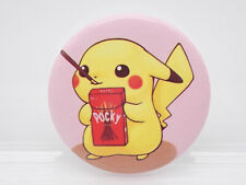 Pokemon Pikachu Eating Pocky Pin Button picture