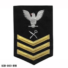 Ship's Serviceman Sleeve Patch US Navy Petty Officer 1st Class ~ E6 ~ Male ~ NEW picture