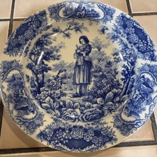 Vintage French Inspired Transferware Plate picture