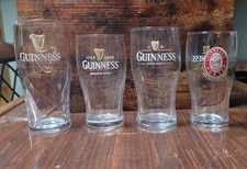 4 Mixed Guinness Tulip Pint Beer Glasses Ireland 16 oz & 20 oz  picture
