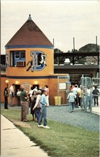 Postcard NC Historic Athletic Park Home of Durham Bulls Baseball Team 1970s V222 picture