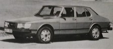 Saab Picture Original Vintage Car Detail Info Sheet Article  picture