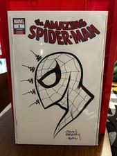 The Amazing Spider-Man #1 – Original John Beatty Spider-Man Sketch & Signature picture