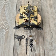 Vintage China Winding Clock Movement With Key & Hands Tested Read picture