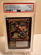 2005 One Piece CCG : Instinctive Shooting Skills : The Quest Begins : PSA 9  picture