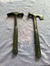 2 ESTWING HAMMERS MARKED E3-165 & E3-11 W NYLON HANDLES - VERY GOOD WORKING COND picture