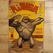 Konga (Charlton Comics) 10¢ Cover ,1962 Ditko Art    the H bomb 💣 7.5  picture