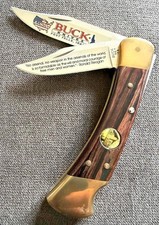 VINTAGE 2006 BUCK 110/112 DUAL BLADE FOLDING LOCK BACK UNUSED picture