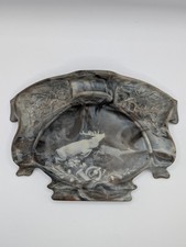 Vtg USA Genuine Incolay Stone Handcrafted Valet Tray picture