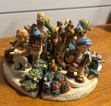 Hummel 4 Seasons Hummelscape Goebel Spring Summer Winter Autumn w/4 figurines picture