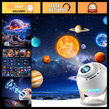 3D Galaxy Projector,Smart APP 60 Scenes Star Projector Bluetooth Speaker picture