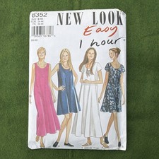 Simplicity Pattern 6352 Long & Short Dresses Size 8-18 Easy 1 Hour Sewing Uncut picture