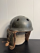 WW2 US Army M1938 Tanker Helmet Sz 7 Wilson Athletic M38 Tank Crew Laundry # picture