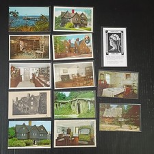 VTG Antique Postcard Lot Massachusetts Salem Pilgrim Hotel Seven Gables Bakers picture