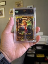 Donald Trump #45 Super Rare Holo 45/45  (CUSTOM HANDMADE NON PRODUCTION CARD) picture