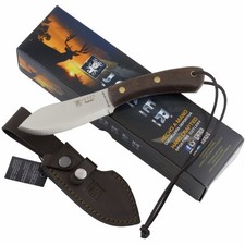 Joker Knives Nessmuk Fixed Blade Knife Walnut Handle Sandvik Stainless Sheath picture