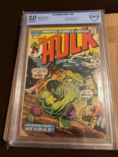 Marvel The Incredible Hulk 180 (1974) CBCS 2.0 Key Wolverine picture