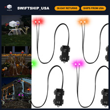 LED Glowing Eyes for Skeletons - Spooky Halloween Outdoor Decorations picture
