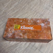 Vintage Kleenex Peach Facial Tissues Still Sealed picture