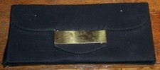 Vintage Dorset Fifth Avenue Black Carryall Compact Cigarette Case Lipstick Comb picture