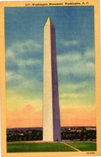 Postcard The Washington Monument, Washington D.C. picture