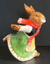 RARE 80s GOEBEL BAVARIAN BUNNIES ICE SKATING 