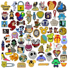 30 Assorted Disney Park Pin Trading Lot Authentic Brand New Pins No Duplicates picture