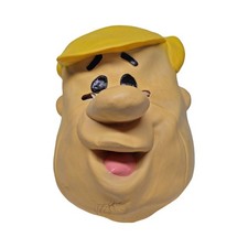 Vintage 1994 Barney Rubble Latex Mask Rubies The Flintstones Hanna-Barbera 90s picture