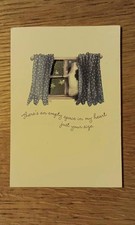 VERA The MOUSE Unused Vintage card I Miss You Marjolein Bastin Sad Puppy Dog picture
