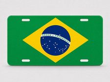 Country Flag Inspired 6x12 Aluminum License Plate Pick Your Country Novelty picture