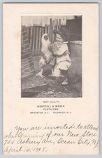 WENTZELL & WEBER Clothiers Postcard Bridgeton NJ Advertising Store Opening 1908 picture