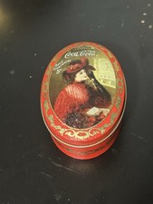 Vintage Coca Cola Scent Tins Victorian Candle Empty picture