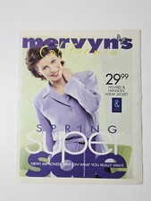 1999 Mervyn's Spring Super Sale Newspaper Circular 48 Pages Vintage Catalog Levi picture