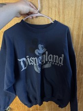 Disneyland Walt Disney World Hanes Blue Mickey Mouse Oversized Sweatshirt Large picture