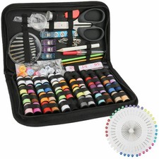 172pc Home Travel Sewing Set Thread Threader Needle Tape Measure Thimble Scissor picture