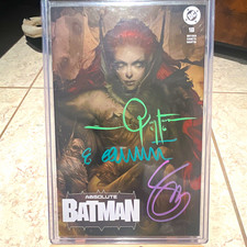 Absolute Batman #18 3x signed (COA) picture