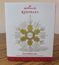 Lovely 2014 Hallmark Keepsake Snowflake Ornament picture