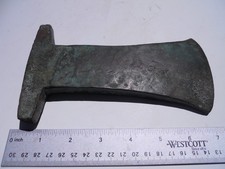 Inca Copper Axe with COA, 7 inches long with beautiful green patina.  $500.00 picture