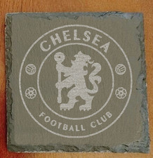 Chelsea FC EPL Football Soccer Slate Stone Coaster, New picture