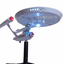Star Trek USS Enterprise Light Up NCC-1701 Ship Stocking Stuffer TOS Original picture